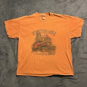 vintage Off Road Extreme Hardwear Gildan Orange Graphic Tee